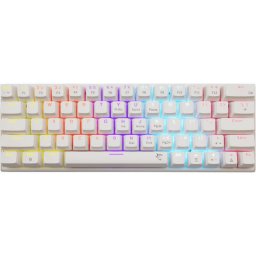 Tastatura Gaming White Shark WAKIZASHI v2 Red Switch Mecanica Alb