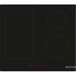 Plita cu Inductie Bosch Serie 6 PVS61RHB1E, 592 mm, 4 Zone FlexInduction, TouchSlider, PowerBoost, PerfectFry, Negru