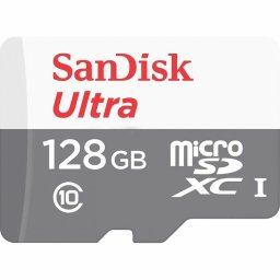 Card de memorie SanDisk MicroSDXC, 128 GB, Class 10, UHS-I U1