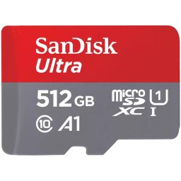 Card de Memorie Sandisk Ultra, 512GB, Clasa 10, UHS-I, Adaptor SD