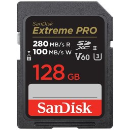 Card de Memorie SanDisk Extreme PRO, 128 GB, SDXC, UHS-II, Clasa 10