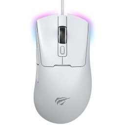 Mouse HAVIT Gaming MS966 RGB 7 butoane 800-12000 DPI Alb