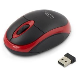 Mouse Esperanza TITANUM Vulture, Wireless, Rosu