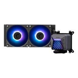 Cooler CPU MSI MAG CORELIQUID A15 240, ARGB LED, 2 x 120 mm Negru