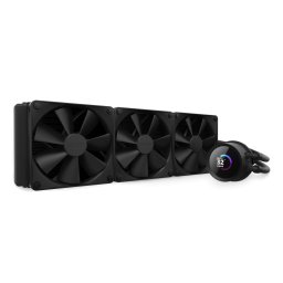 Cooler NZXT Kraken Plus 360 V2, 360mm, pompa cu ecran LCD, Negru