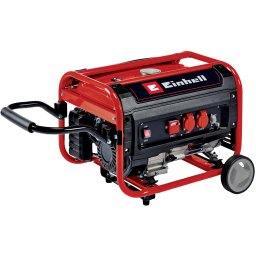 Generator curent pe benzina Einhell TC_PG_35_E5, 208 CC, 4 timpi, 2600 W, 15 l, benzina, 10.7 h autonomie maxima, Rosu-Negru