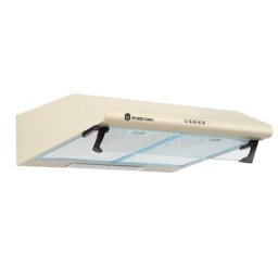 Hota clasica Alfa Studio Casa 60 cm, 2 motoare, 3 viteze, putere de absorbtie 483 mc/h, Bej