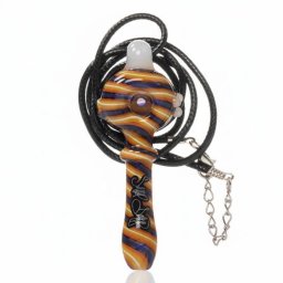 Dogg Lbs SWED Pipa sticla efect inversat spoon Colier Everyday 70mm -portocaliu