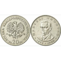Polonia 1976 - 20 zloty, circulata