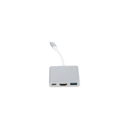 Hub USB-C 3-în-1 cu Power Delivery 100 W și HDMI 4K