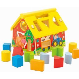 Set 12 piese, joc de sortare - la ferma galt 1105608