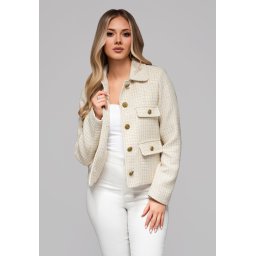Edoti Women's jacket with padded collar OW-BLZB-0100 v1