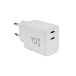Incarcator priza 2 x USB type C 45W Alb, Spacer SPAR-TYPECQ-03