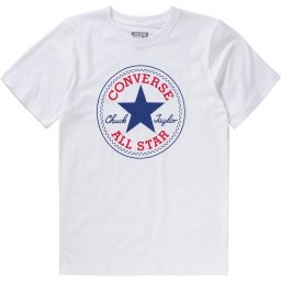 CONVERSE Tricou albastru / roșu / alb