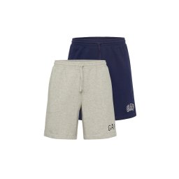 GAP Pantaloni bleumarin / gri amestecat / alb