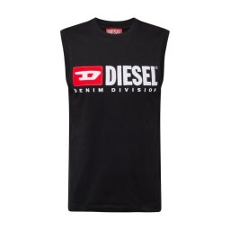 DIESEL Tricou 'T-Isco-Div' roșu / negru / alb
