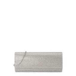 mascara Clutch argintiu / transparent