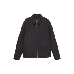 Pull&Bear Geacă de primăvară-toamnă negru