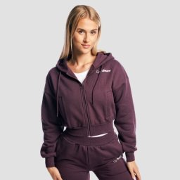GymBeam Hanorac pentru femei cu fermoar Base Eclipse L