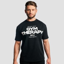 GymBeam Tricou Gym Therapy Black S