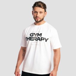 GymBeam Tricou Gym Therapy White XXL