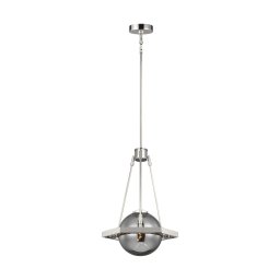 Pendul modern din metal nichel Harper, 1x60W, E14, H:740-1654 mm, QN-HARPER-1P