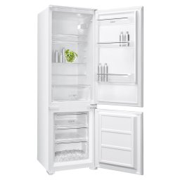 Aparate Frigorifice Combina Frigorifica Incorporabila Samus SCBI345E, 249 L, Clasa energetica E, Dezghetare automata la frigider, Termostat reglabil, 3 sertare la congelator, H 178 cm, Alb