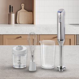 Blender vertical, fără fir, Cuisinart, Argintiu, RHB100E
