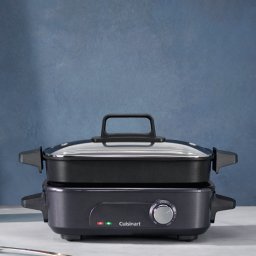 Multicooker 5 în 1 Cuisinart, Albastru, GRMC3E, 1400W