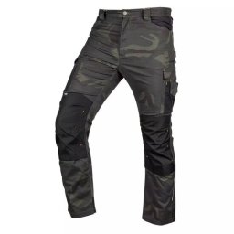 Pantaloni de lucru, poliester, bumbac, model Mix&Match, camuflaj verde inchis, marimea XL/54