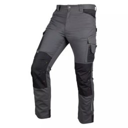 Pantaloni de lucru, poliester, bumbac, intariri genunchi, model Mix&Match, gri, marimea L/52, NEO