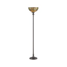 Elstead QZ-KAMI-UL - Lampă de podea Tiffany KAMI 1xE27/100W/230V