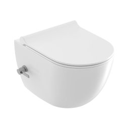 Ravak X01912 - Vas WC suspendat cu duză de bideu CHROME, ceramică, alb