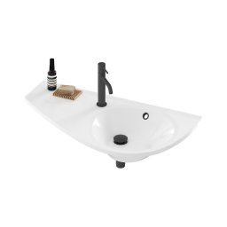 Ravak XJ1L1100000 - Lavoar suspendat AVOCADO 85x45 cm marmură turnată/alb
