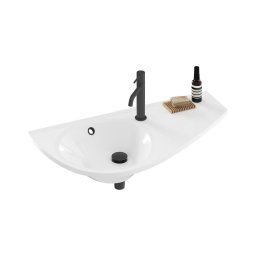Ravak XJ1P1100000 - Lavoar suspendat AVOCADO 85x45 cm marmură turnată/alb