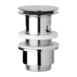 JIKA H3917100040001 - Sifon pentru lavoar CLICK-CLACK, diametru 6,3 cm, crom lucios