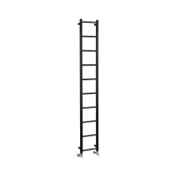 Sapho - radiator pentru baie DINA 168x25 cm negru mat