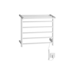 Sapho - Uscător electric pentru prosoape ELZOR, 60 W, 47 x 50 cm, alb mat