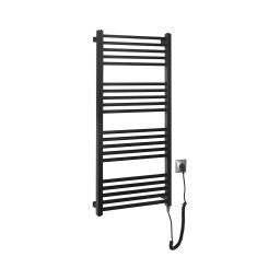 Sapho - Uscător electric pentru prosoape METRO-E, 400 W, 106 x 50 cm, negru mat
