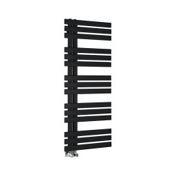 Sapho - Radiator de baie SILVANA 124x50 cm negru mat