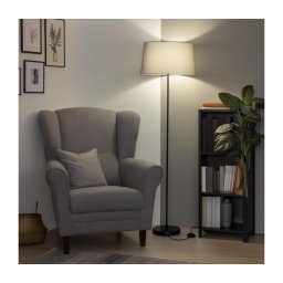 BRILAGI - Lampadar LED CERIA 1xE27/40W/230V, Ø 45 cm, gri/negru