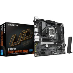 Placa de baza B760M DS3H WIFI6E GEN5 Intel B760 Socket 1700 mATX Negru