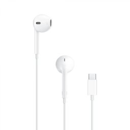 CASTI Apple EarPods, pt. smartphone, cu fir, intraauriculare - butoni, microfon pe fir, conectare prin USB Type-C, alb, myqy3zm/a (timbru verde 0.18 lei)
