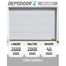 Usa garaj DEPODOOR WH 2520 ALB