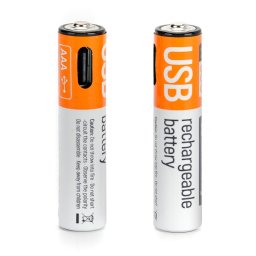 Set Acumulatori AAA, 590mAh, Multifunctional, Reincarcabil, Type-C (set 2) - ColorWay (CW-UBAAA-09) - Gray