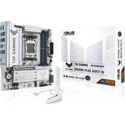 Placa de baza TUF GAMING B850M-PLUS WIFI7 White, AMD B850, Socket AM5, mATX