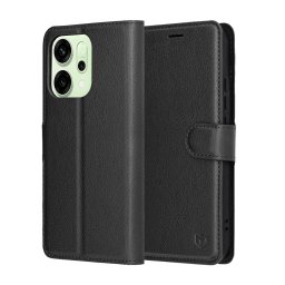 Husa Husa pentru Reno14 - Techsuit Leather Folio - Black