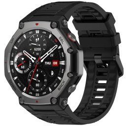 Curea pentru Amazfit T-Rex 3 - Techsuit Watchband (W067) - Black