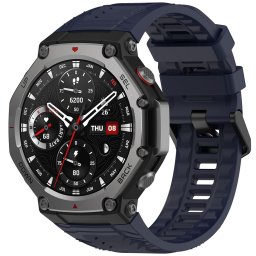 Curea pentru Amazfit T-Rex 3 - Techsuit Watchband (W067) - Navy Blue