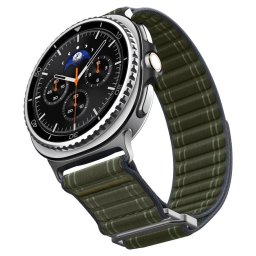 Curea Spigen Watchband WBF0 pentru Samsung Galaxy Watch8 / Watch8 Classic, verde